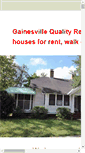 Mobile Screenshot of gainesvillequalityrentalhouses.com